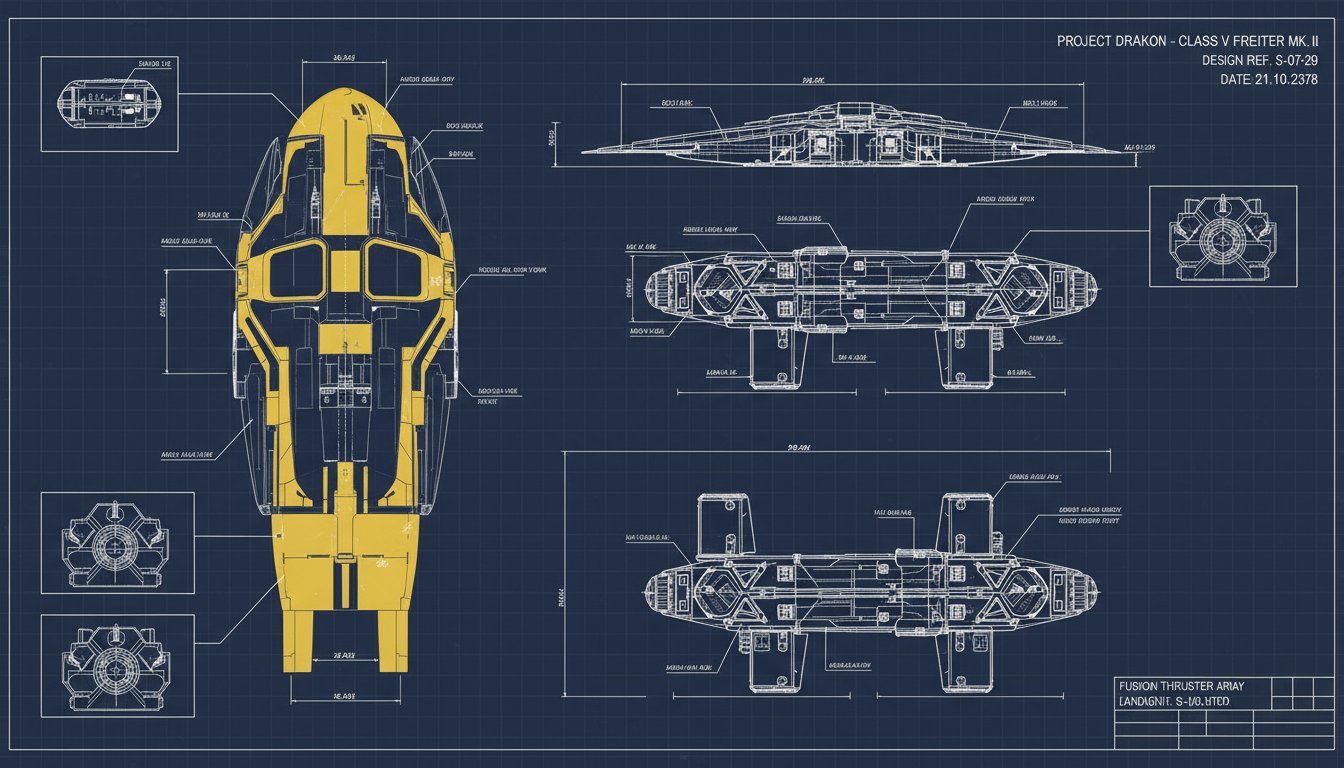 Class V Freighter Blueprint