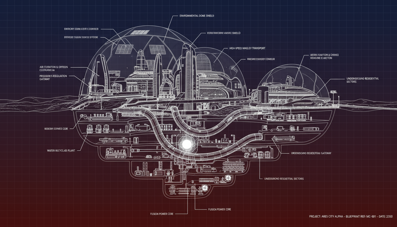 Colony Schematic Blueprint