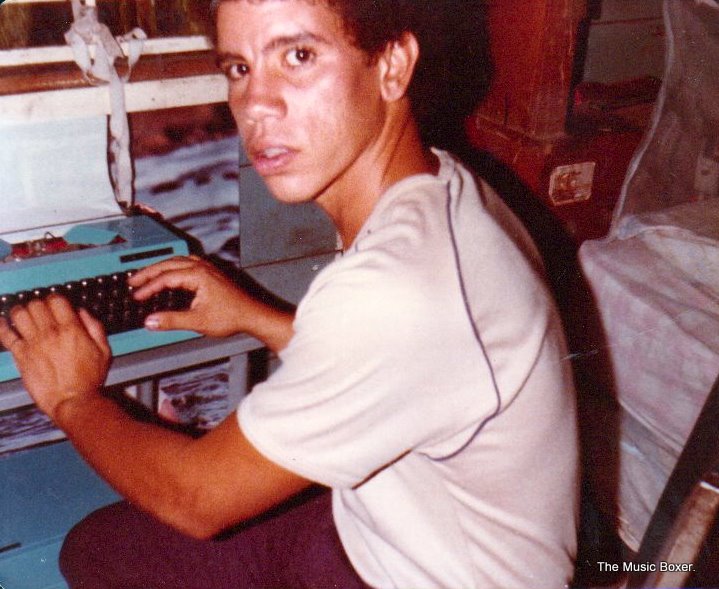 Young writer in 1970s Puerto Rico